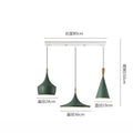 3 lights Modern Pendant Lights for Living Room Bedroom Kitchen Office Restaurant Hotel Colorful E27 LED Hanging Lamps