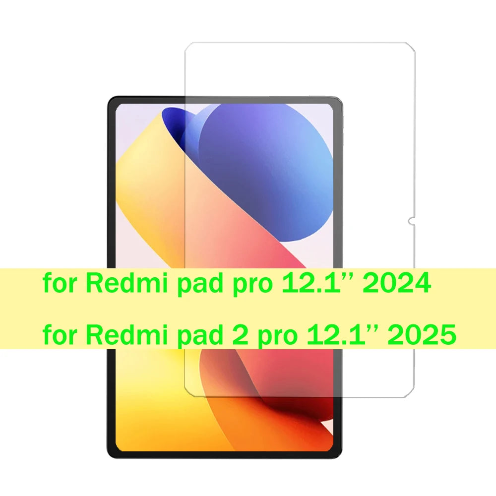 1-pack Tempered Glass screen protector For Xiaomi Redmi pad 2 pro 12.1/ for pad mini SE 10.6 8.7 11'' tablet Scratch Proof film